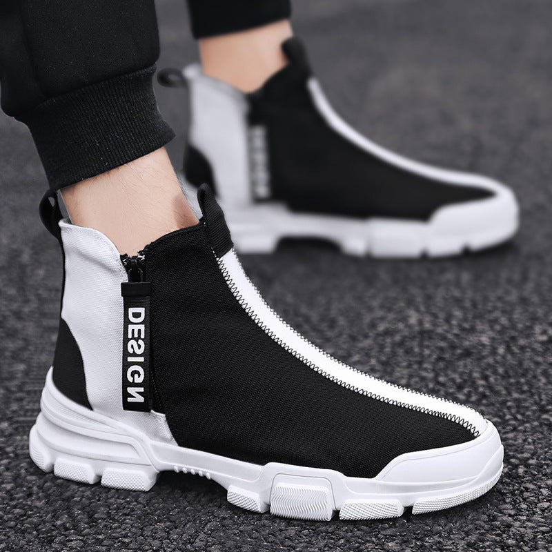 Mens Casual Shoes Sneakers Athletic Leisure Sports Fashion High Top Outdoor Gym