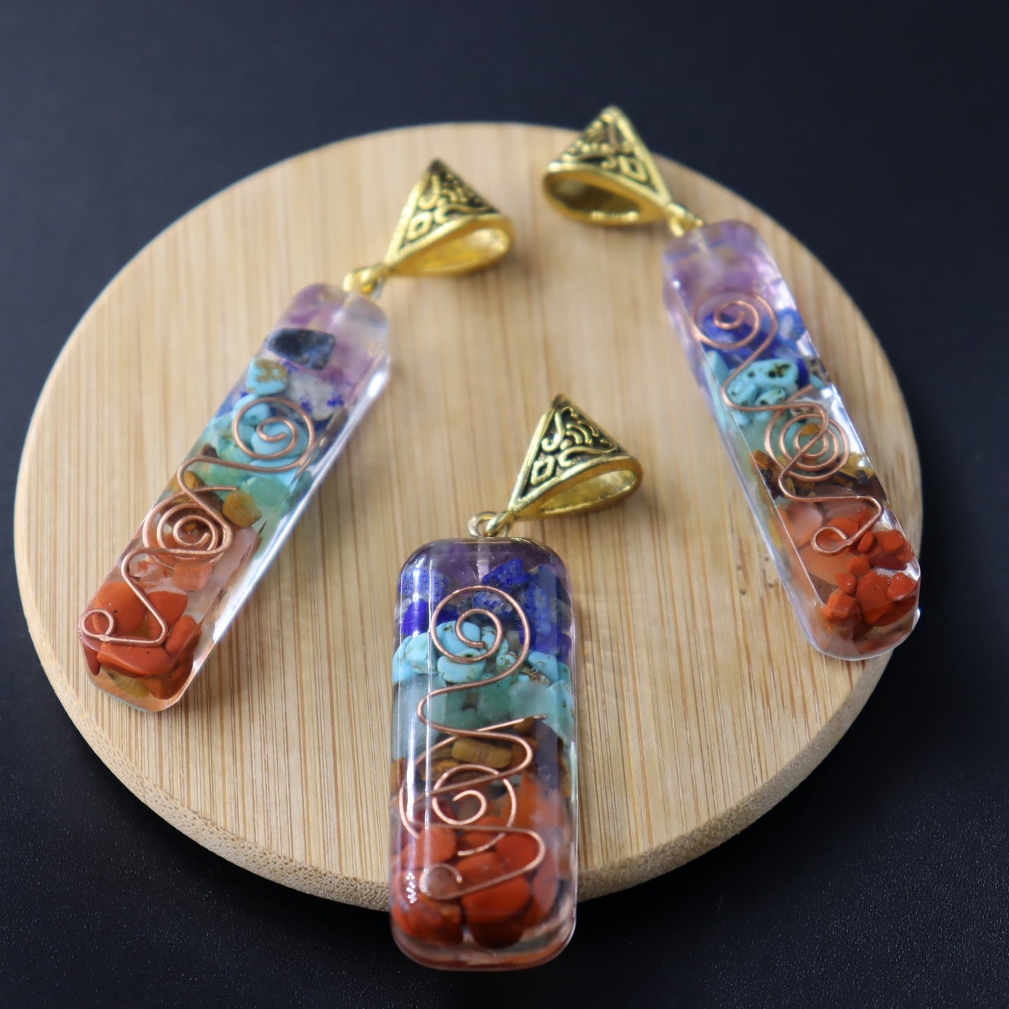 Meditation Seven Chakra Reiki Pendant