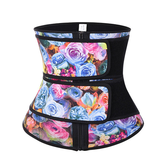 European and American camouflage corset belt