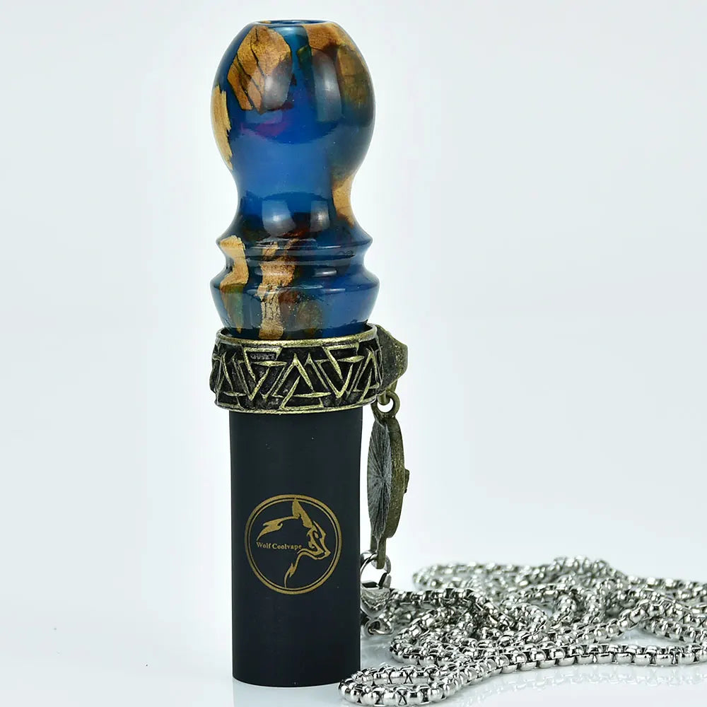 Hookah mouthpieces cigarette holder stabilized wood resin material shisha Chicha Narguile Water Pipe Mouthpieces